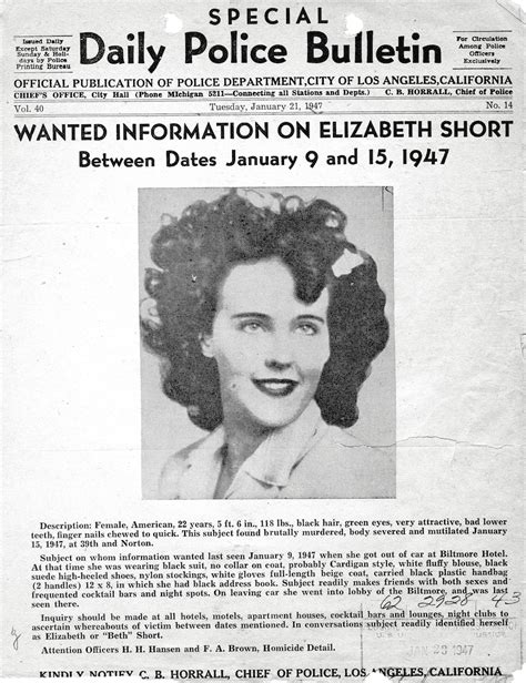 The Black Dahlia: The Intersection of Crime, Media, and Celebrity